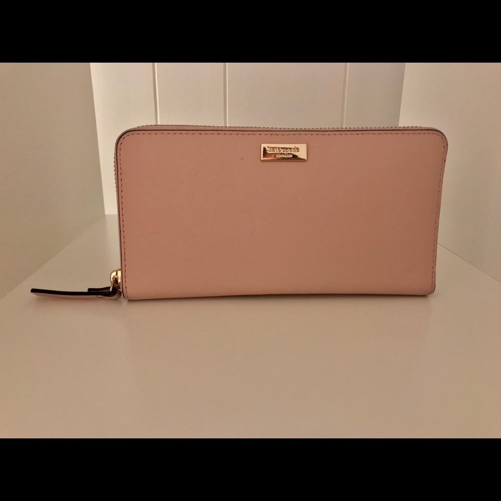 Kate Spade Pale Pink Leather Wallet